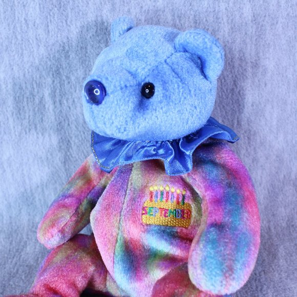 TY Beanie Baby SEPTEMBER‎ the Birthday Bear Plush 7" Stuffed Animal Toy - Picture 5 of 6